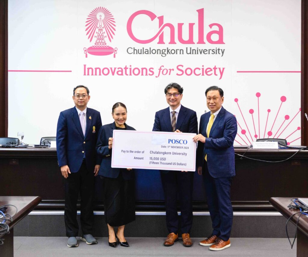 POSCO Asia Fellowship Scholarship Ceremony 2024 for Chula Students 