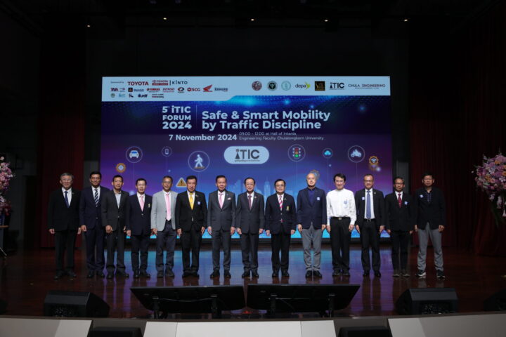 iTIC Forum 2024: Chula Engineering and Thai Intelligent Traffic Foundation Showcase AI for Better Traffic Discipline