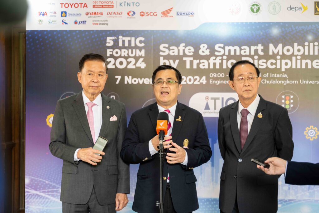 iTIC Forum 2024: Chula Engineering and Thai Intelligent Traffic Foundation Showcase AI for Better Traffic Discipline 