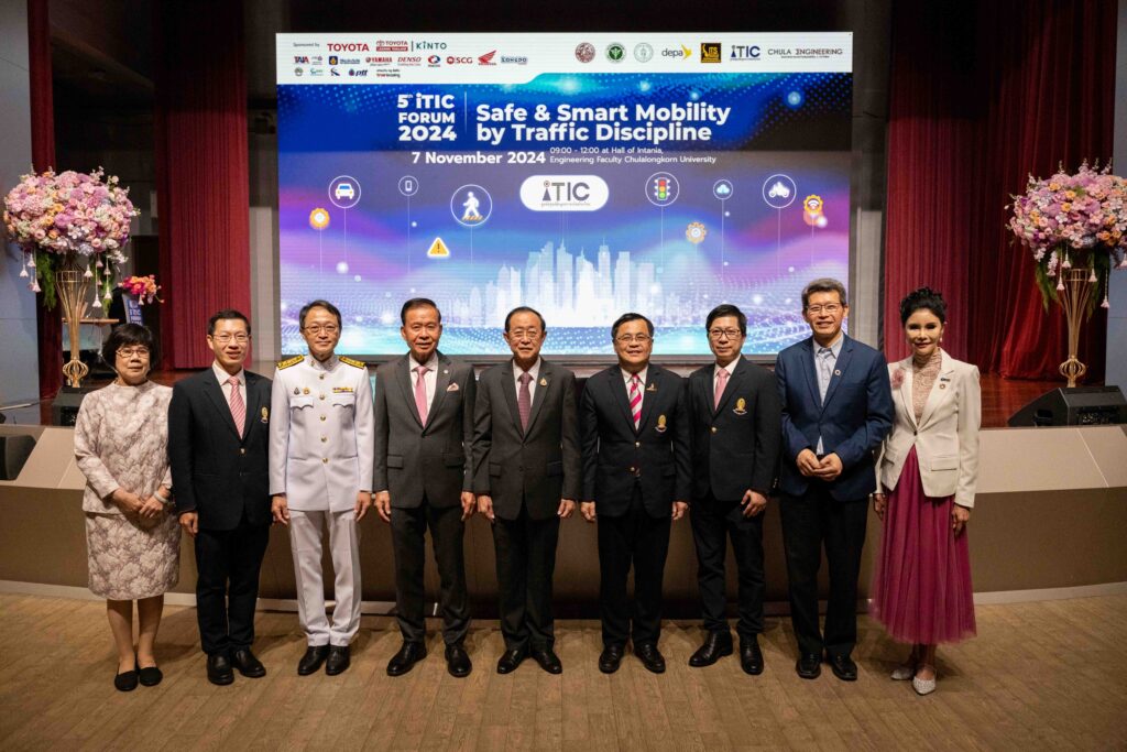 iTIC Forum 2024: Chula Engineering and Thai Intelligent Traffic Foundation Showcase AI for Better Traffic Discipline 