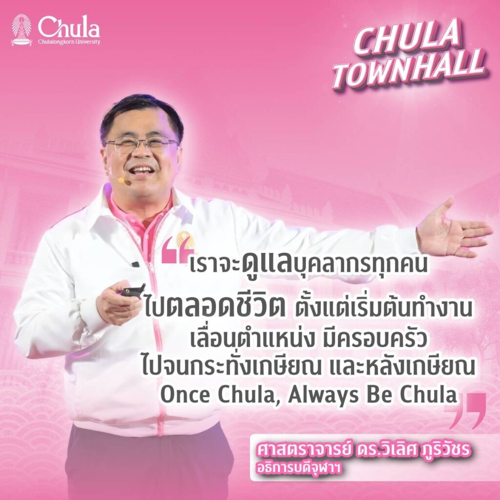 Chula Hosts “Chula Townhall” to Unveil a Student-Centered Vision for Comprehensive Development and Share New Year Joy with the Chula Community