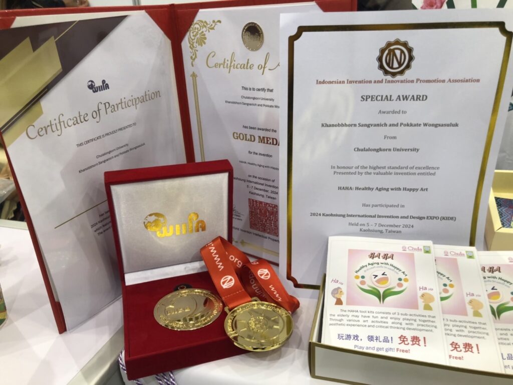 Chula Professors and Students Win Gold Medals for Innovation at KIDE 2024 in Taiwan