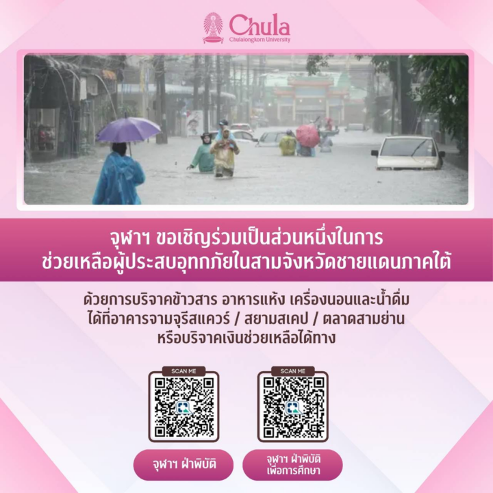 Chula Digital War Room: Chula Network for Disaster Response - A Centralized Hub for Flood Alert Information and Management in Thailand's Southern Border Provinces 