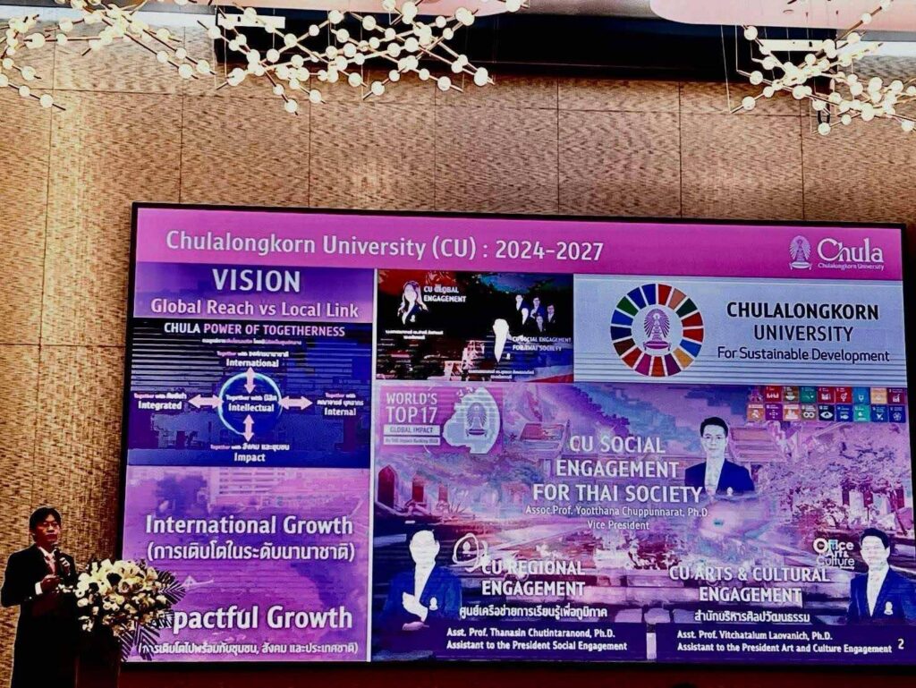 Chulalongkorn University Selected as 1 in 12 APUCEN Council Members, Driving Social Engagement Strategy 