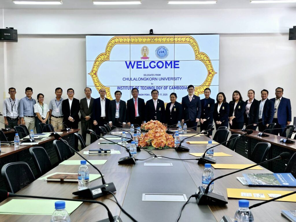 The President of Chula Meets with Cambodian Minister of Education, a Graduate of the Faculty of Education Strengthening Relations and Integrating Knowledge for Youth in the Region 