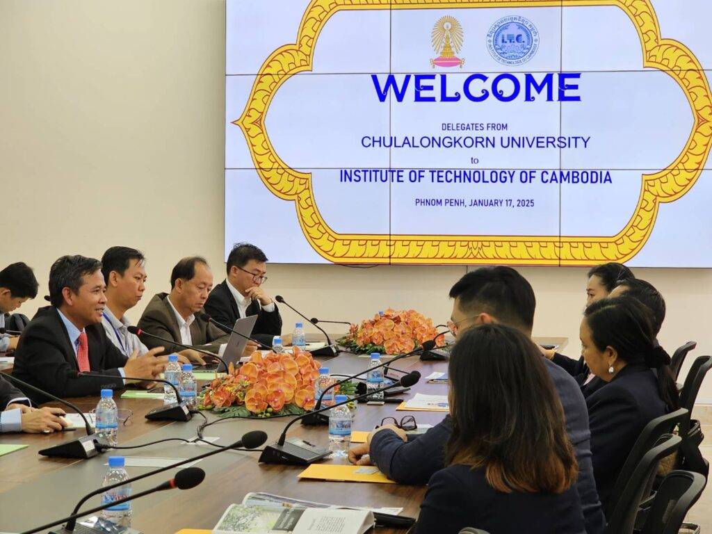 The President of Chula Meets with Cambodian Minister of Education, a Graduate of the Faculty of Education Strengthening Relations and Integrating Knowledge for Youth in the Region 