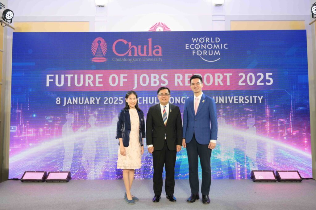 Chulalongkorn University Joins World Economic Forum to Announce “The Future of Jobs 2025”, Highlighting Future Skills and Strategies to Build the Future Human for Thailand 