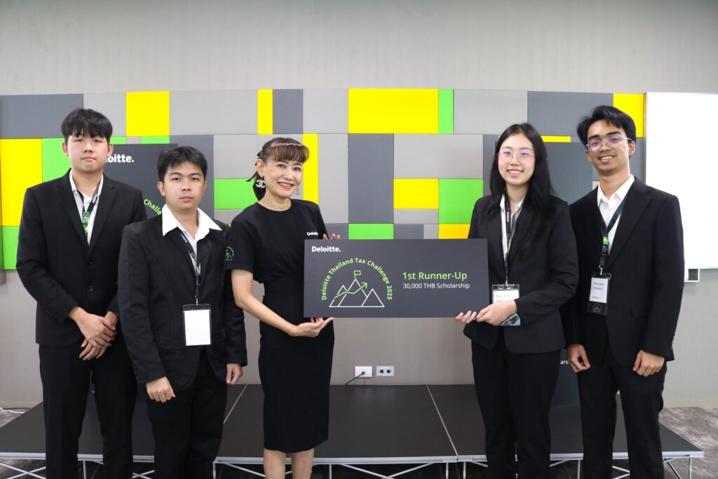 Chula Students Earn Runner-Up Honors in the Deloitte Thailand Tax Challenge 2025  