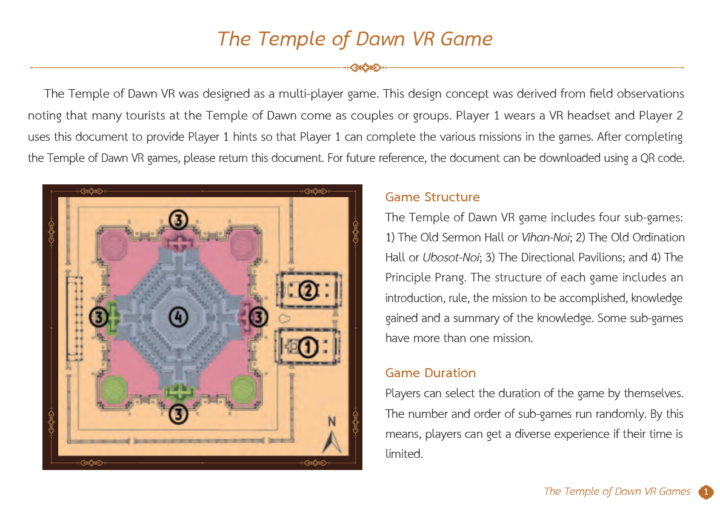 The Temple of Dawn VR Game