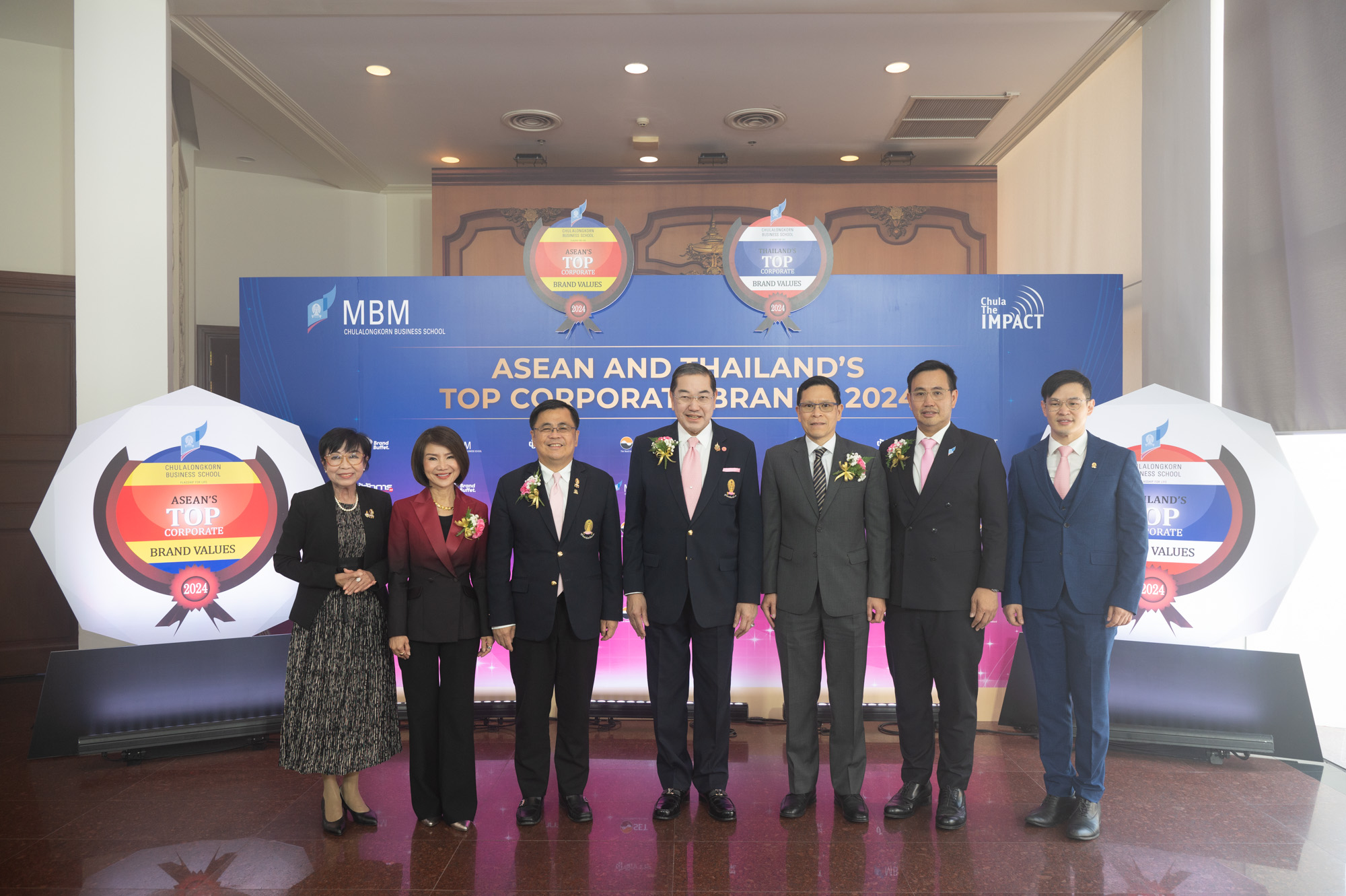 Chula Awards ASEAN and Thailand’s Top Corporate Brands for the 15th Year, Recognizing the Highest Corporate Brand Value of 2024