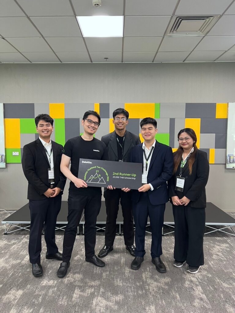 Chula Students were Second Runners-up in the Deloitte Thailand Tax Challenge 2025 