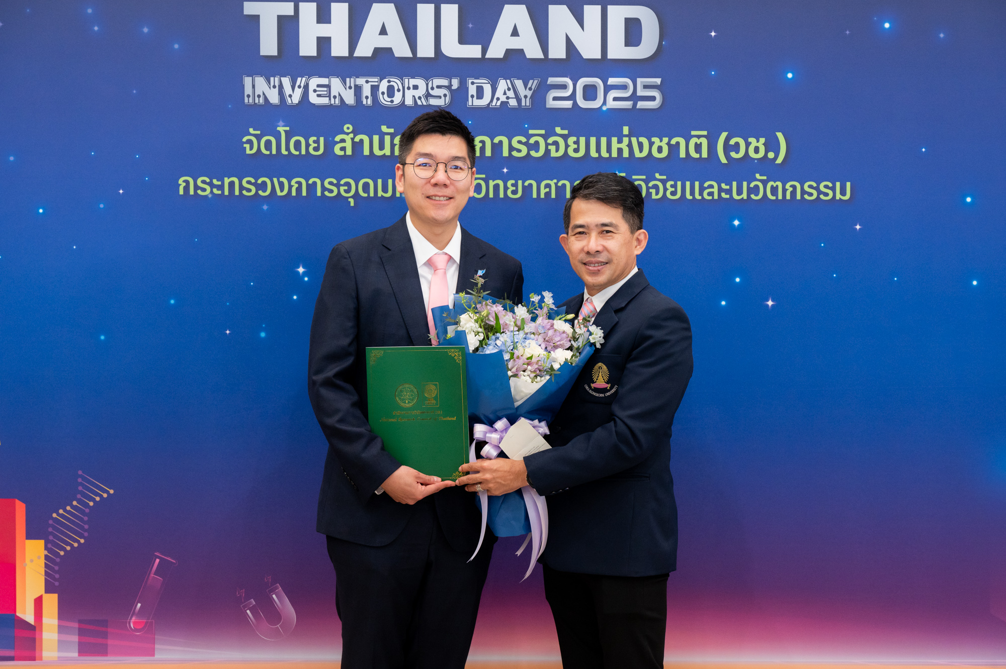 Chula Professors and Researchers Receive National Research Council of Thailand (NRCT) Awards on Thailand Inventor’s Day 2025 