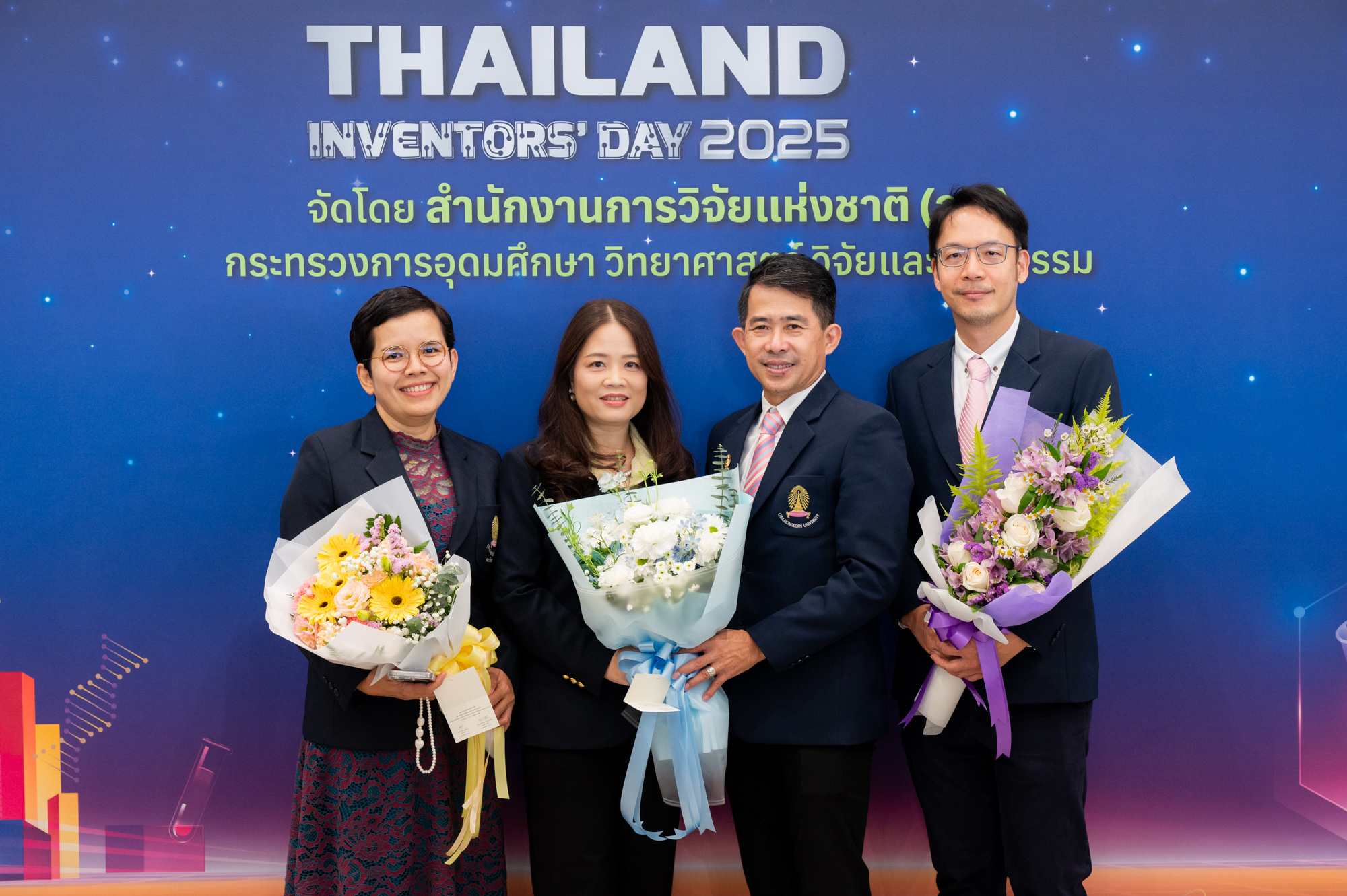 Chula Professors and Researchers Receive National Research Council of Thailand (NRCT) Awards on Thailand Inventor’s Day 2025 