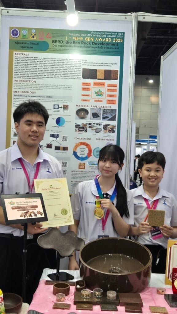 Chula Art Education Students and Satit Chula Students Win  “Thailand New Gen Inventors Award 2025” 