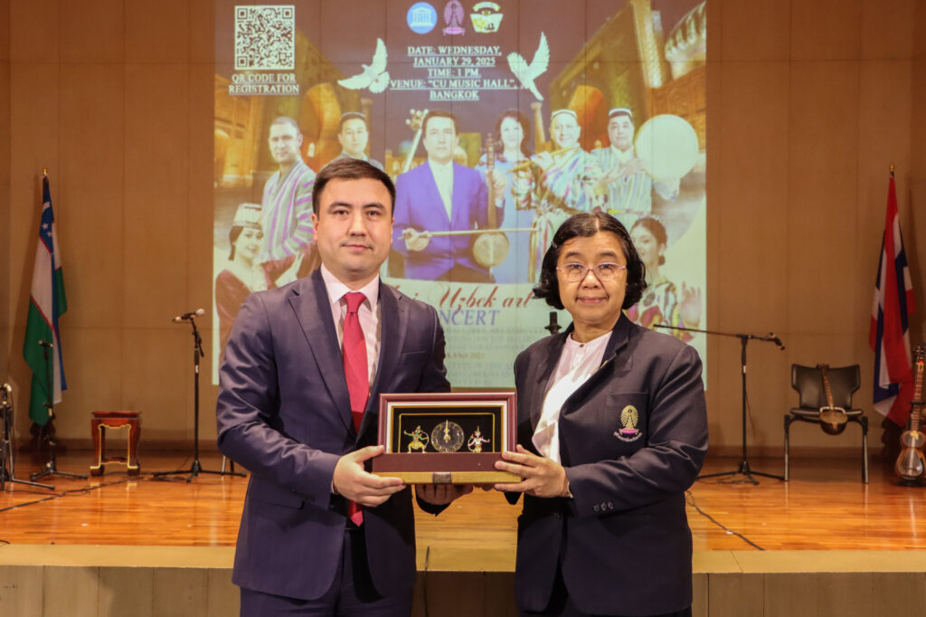 Faculty of Fine and Applied Arts, Chulalongkorn University, Sign an MOU and a Concert and Performances with Artists from Uzbekistan State Institute of Arts and Culture