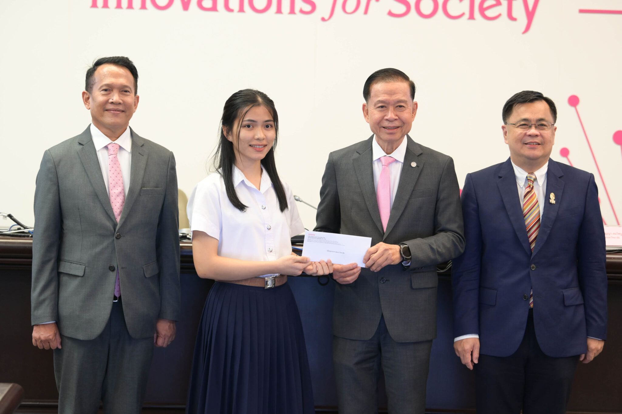 Chula Receives Toyota Scholarship for Chula Students Donation for the 52nd Year   